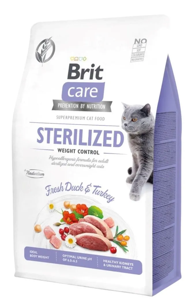 BRIT Care Sterilized Weight Control - dry cat food - 7 kg