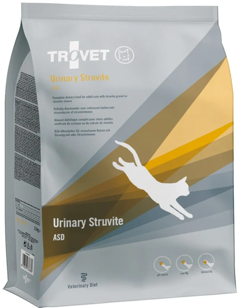TROVET Urinary Struvite ASD - dry cat food - 2,5kg