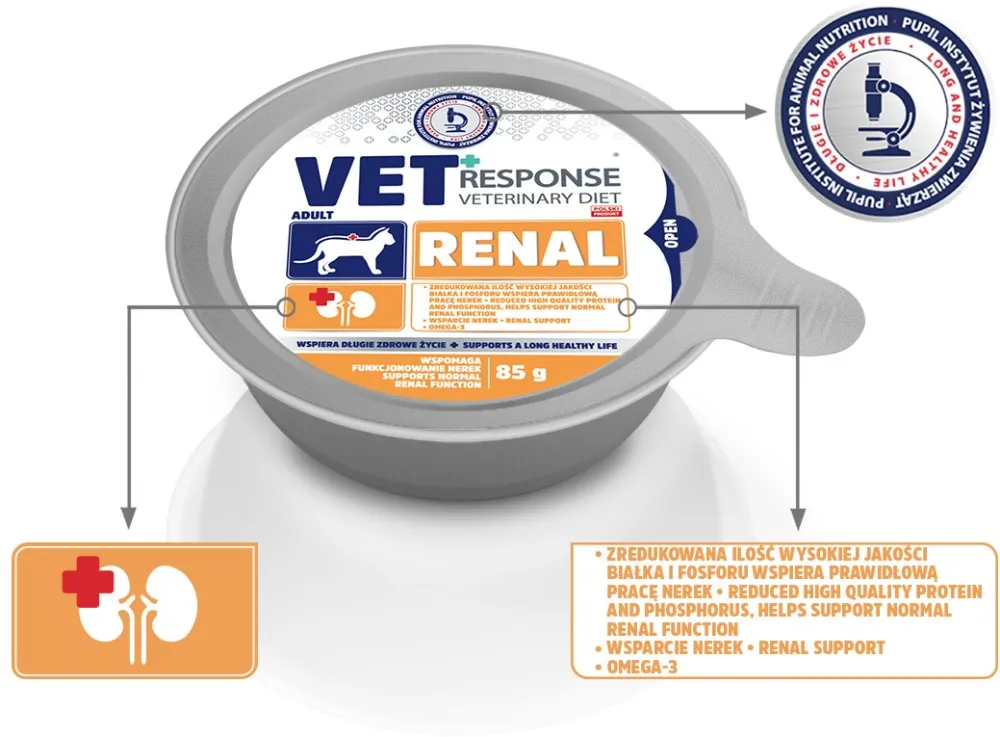 VET RESPONSE Renal - wet cat food - 85g