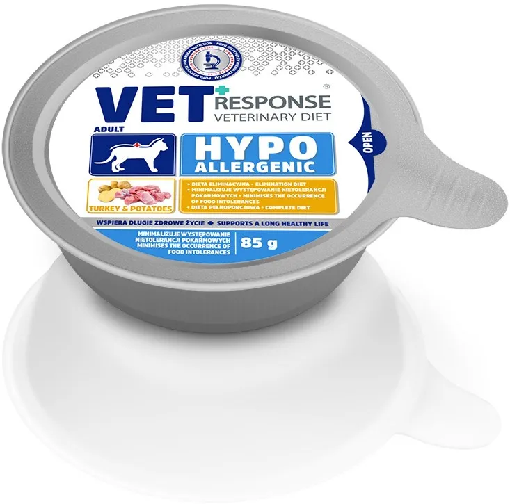 VET RESPONSE Hypoallergenic Turkey - wet cat food - 85g