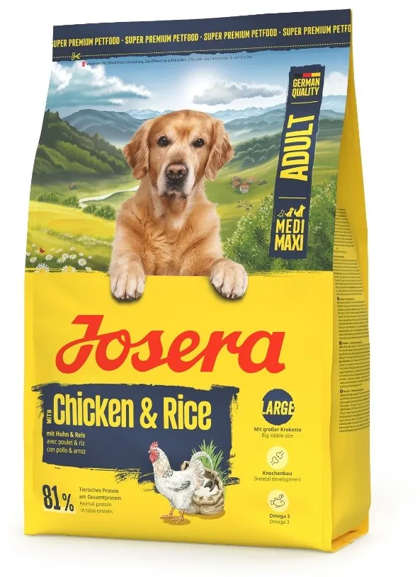 JOSERA Medi/Maxi Chicken & Rice - dry dog food - 3kg