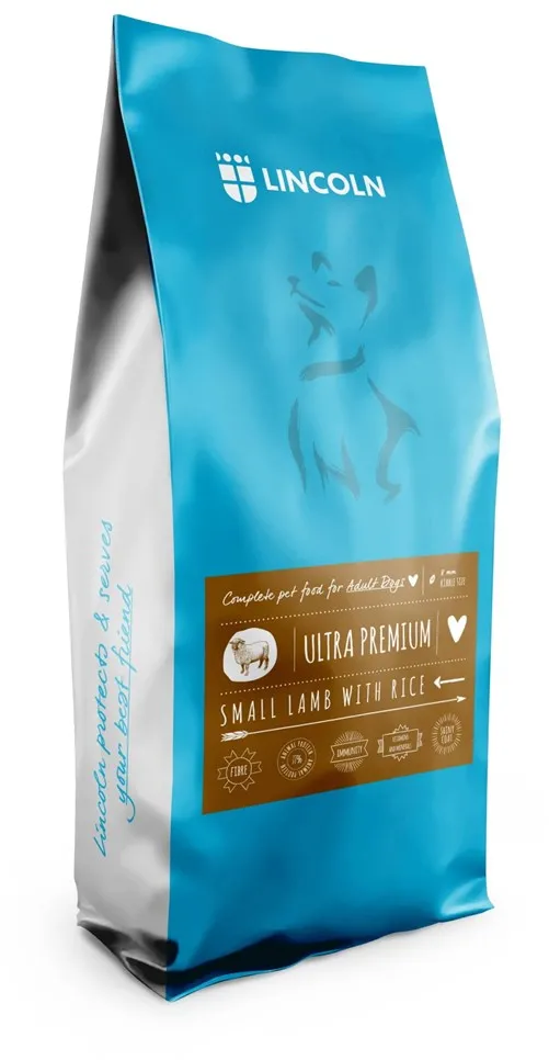 LINCOLN Ultra premium Adult Small Lamb with rice - dry dog food - 12kg