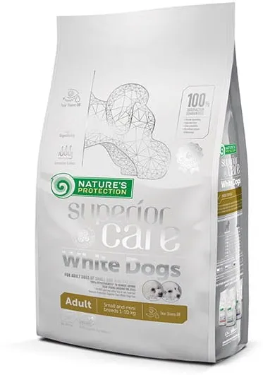 NATURE'S PROTECTION Superior Care White Dogs Grain Free Adult Small Lamb - dry dog ​​food - 1.5 kg