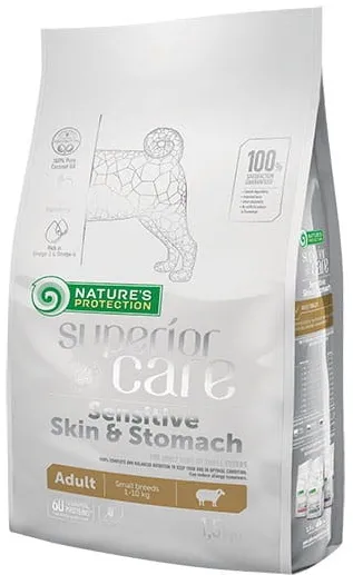 NATURE'S PROTECTION Superior Care Skin & Stomach Adult Small Lamb - dry dog ​​food - 1.5 kg