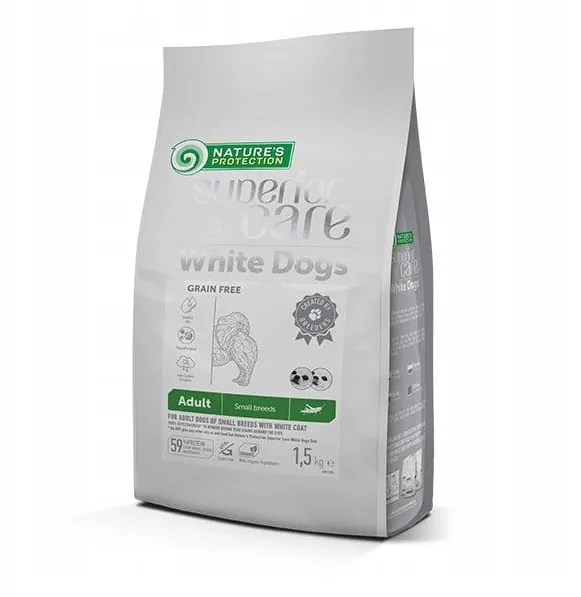 NATURE'S PROTECTION Superior Care White dog Small breeds Insect - dry dog food - 1,5kg