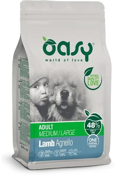 OASY One animal protein Medium & Large Lamb Mono - dry dog food - 10kg