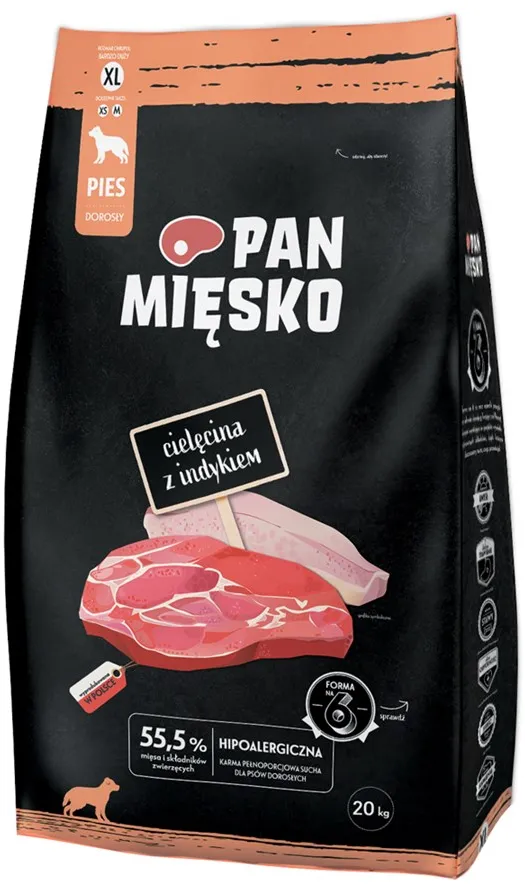 Mr. Meat Veal with Turkey XL - dry dog ​​food - 20 kg