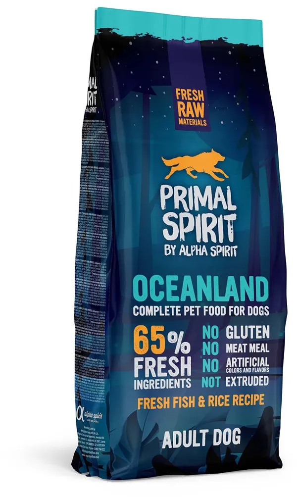 PRIMAL SPIRIT Oceanland Ryba – semi-moist dog food for allergic dogs – 12 kg