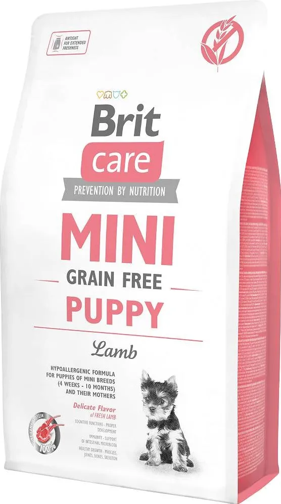 BRIT Care Mini Grain-Free Puppy Lamb - dry dog food - 2 kg