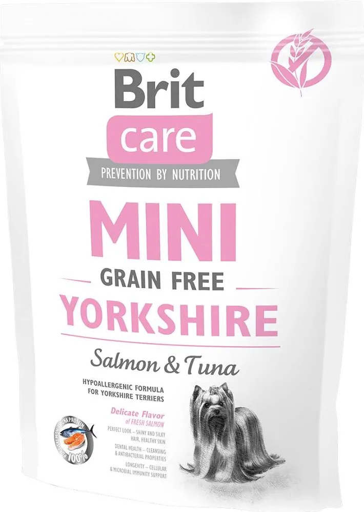 BRIT Care Mini Grain-Free Yorkshire Salmon and tuna - dry dog food - 400g