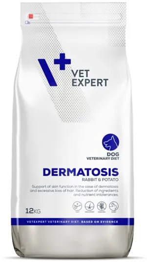 VETEXPERT Veterinary Diet Dermatosis Dog Rabbit & Potato - dry dog food - 12 kg