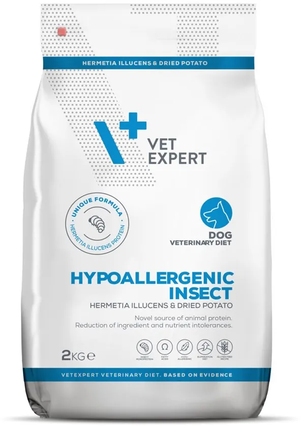 VETEXPERT Veterinary Diet Hypoallergenic Insect Dog - dry dog food - 2 kg