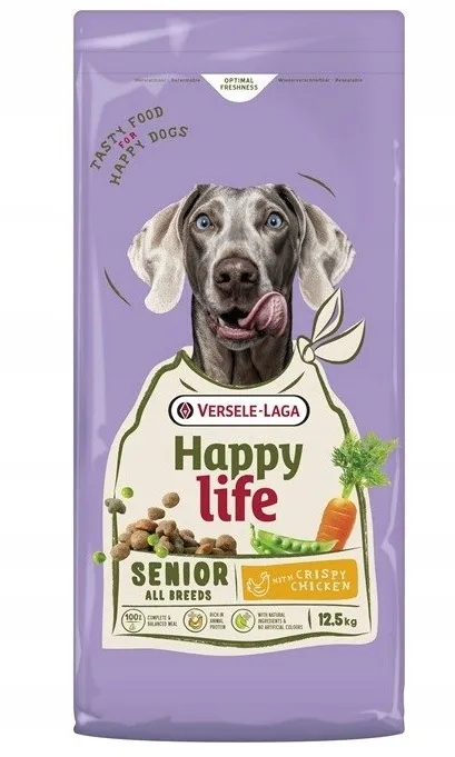 VERSELE-LAGA Happy life Senior Chicken - dry dog food - 12,5kg