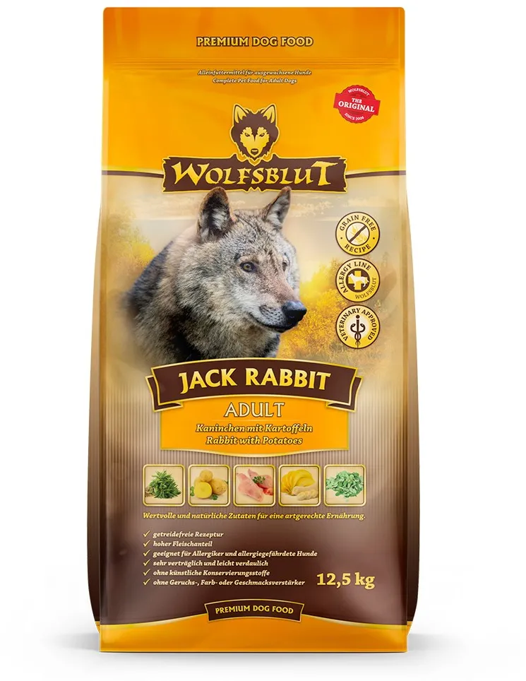 WOLFSBLUT Jack Rabbit - dry dog food - 12,5kg