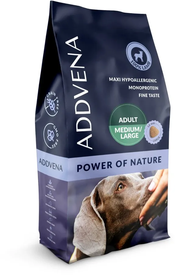 ADDVENA Power of Nature Adult Medium/Large Lamb - dry dog food - 10kg