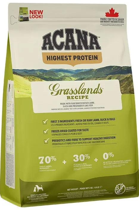 ACANA Highest protein Grasslands - dry dog food - 2kg