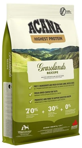 ACANA Highest protein Grasslands Dog - dry dog food - 6kg