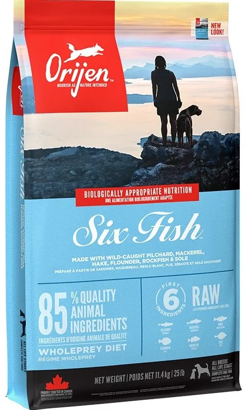 ORIJEN Six Fish - dry dog food - 11,4kg