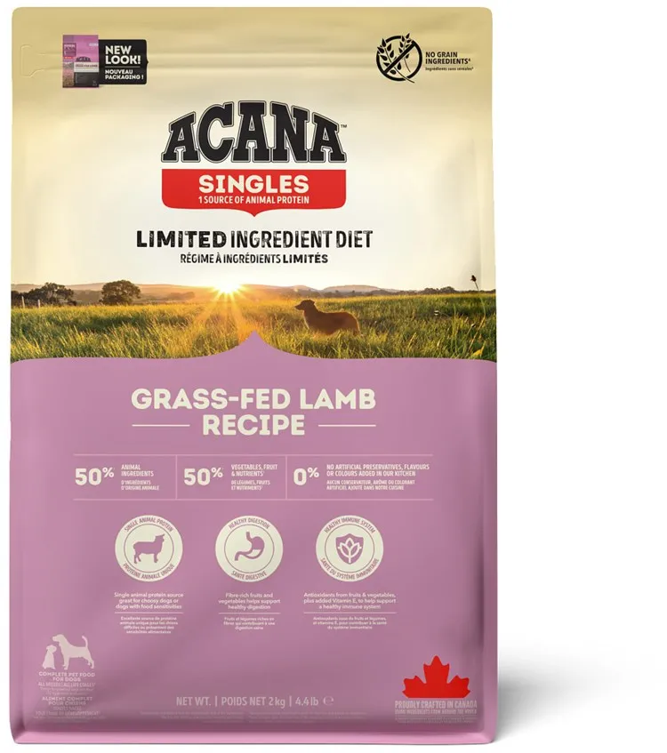ACANA Singles Grass-Fed Lamb - dry dog food - 2kg