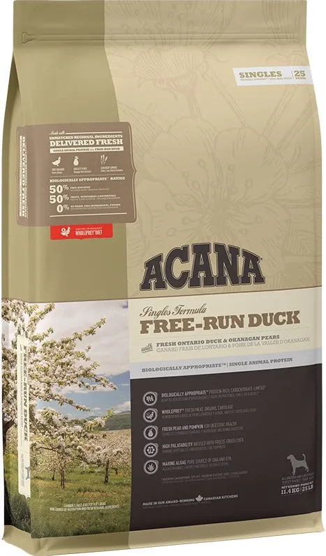 ACANA SINGLES Free-Run Duck - 11,4kg