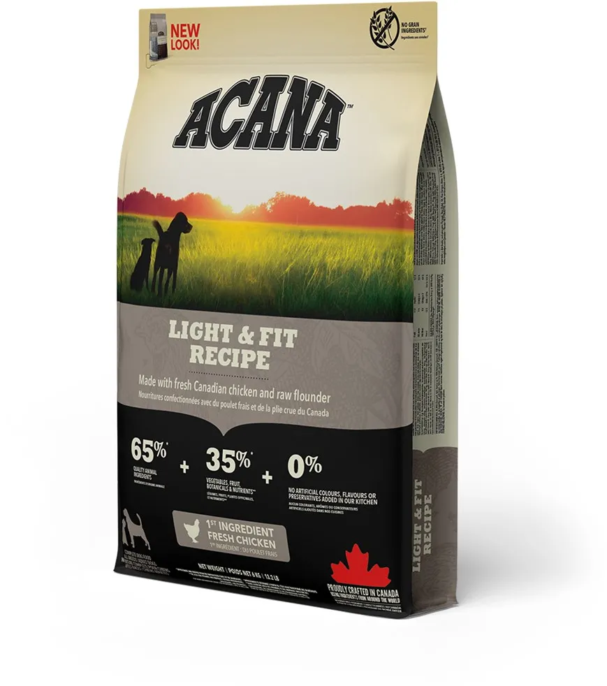 ACANA Heritage Light & Fit Dog - 6kg