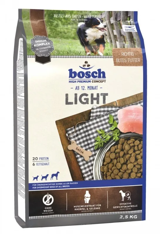 BOSCH Light - dry dog food - 2,5 kg