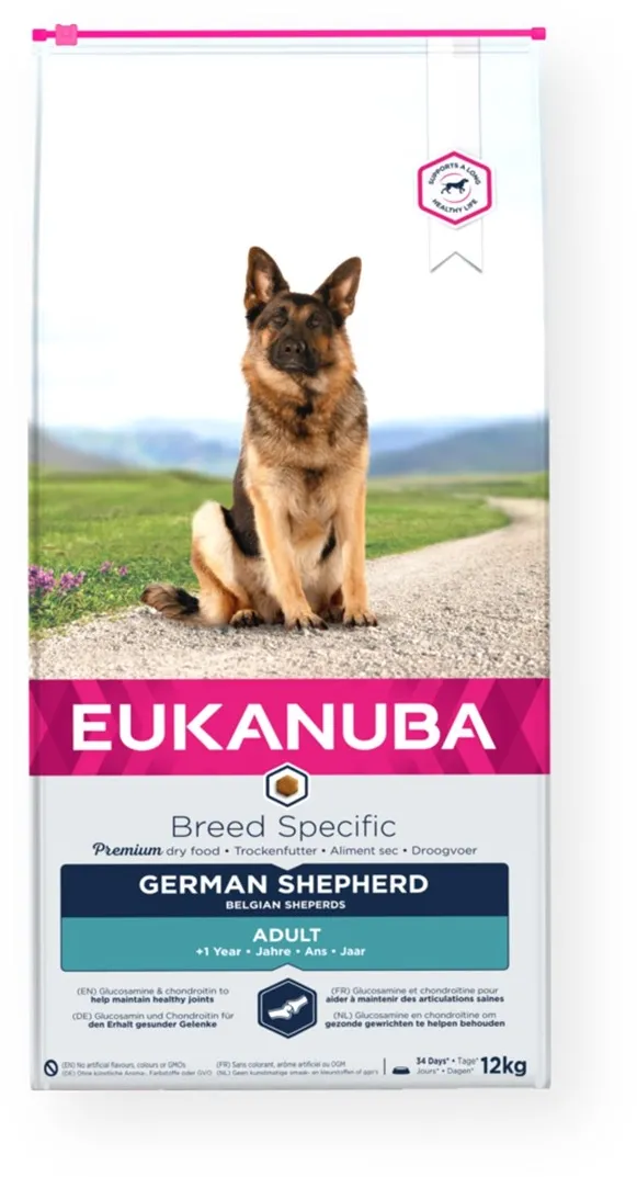 EUKANUBA Breed Specific German Shepherd Adult - dry dog food - 12kg
