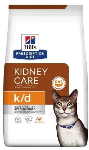 HILL'S PRESCRIPTION DIET Feline k/d Kidney Care Dry cat food Chicken 3 kg