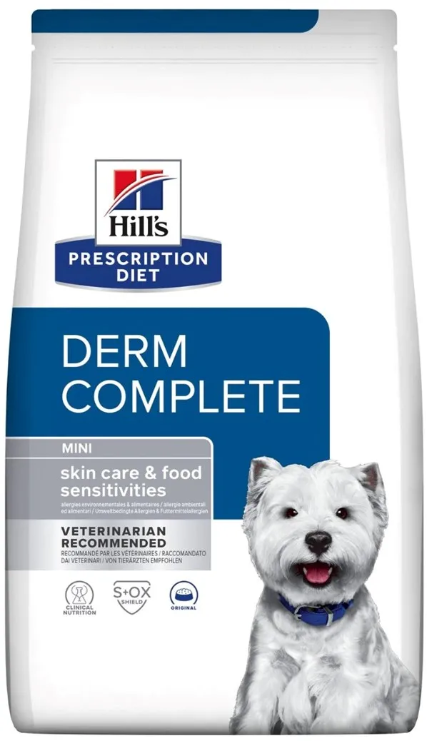 HILL'S Prescription Diet Derm Complete Mini Canine - Dry dog food - 1 kg