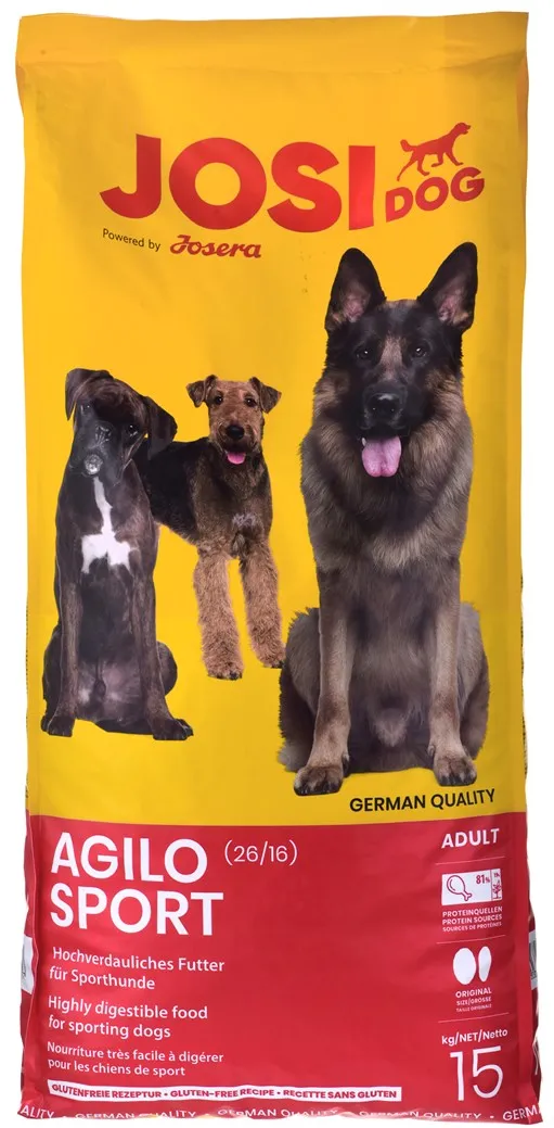 JOSERA JosiDog Agilo Sport - dry dog food - 15 kg