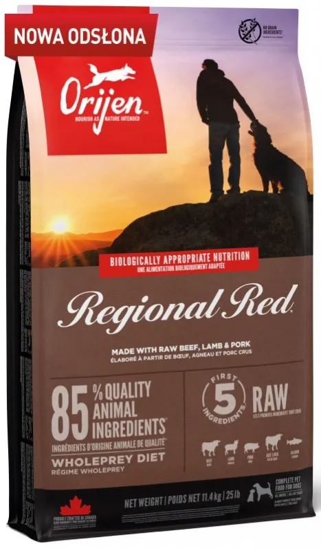 ORIJEN Regional Red - dry dog food - 11,4kg