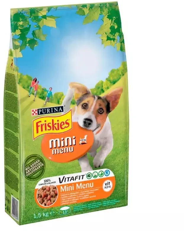FRISKIES Mini Menu Chicken with vegetables - dry dog food - 1.5 kg