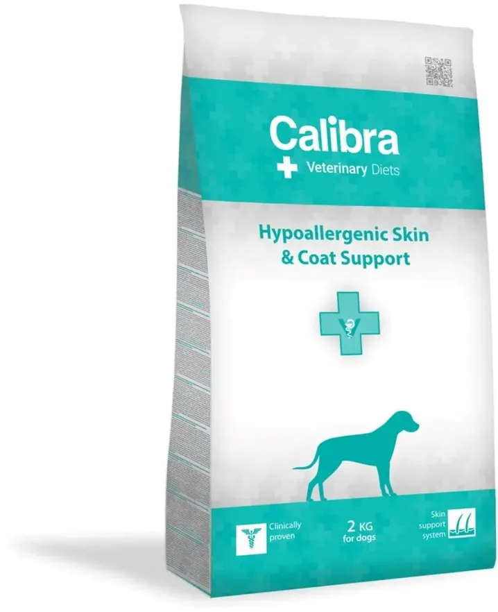 CALIBRA VD Dog Hypoallergenic Skin&Coat Support - dry dog food - 2kg