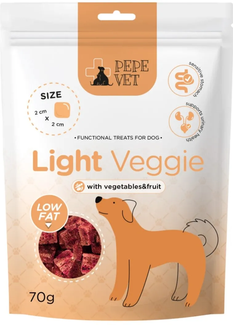 PEPE VET Light Veggie - dog treat - 70g