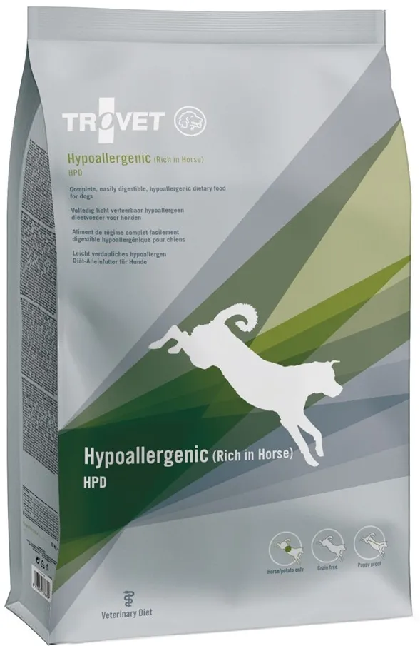 TROVET Hypoallergenic HPD Horse - dry dog food - 3kg