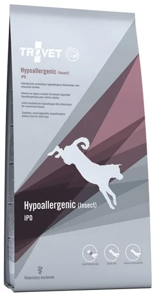 TROVET Hypoallergenic Insect IPD - dry dog food - 10kg