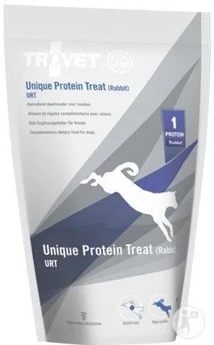 TROVET Unique Protein Treat URT Rabbit  - dog treat - 125g