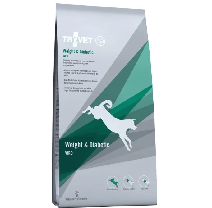 TROVET Weight & Diabetic WRD Chicken - dry dog food - 3kg