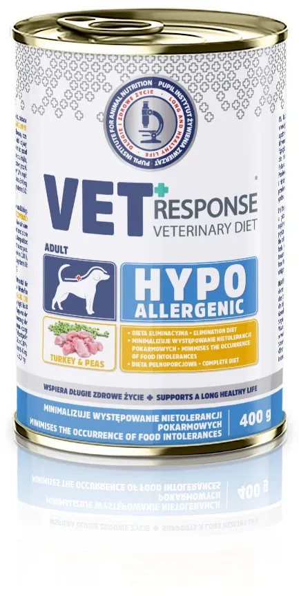 VET RESPONSE Hypoallergenic Turkey - wet dog food - 400g
