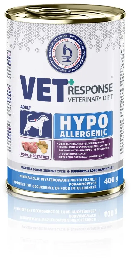 VET RESPONSE Hypoallergenic Pork - wet dog food - 400g