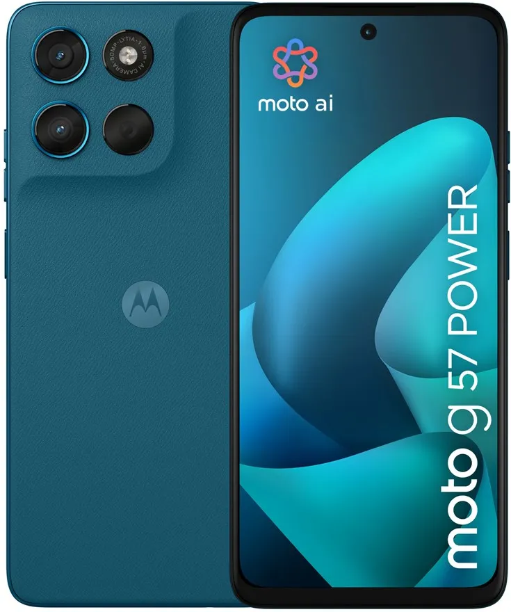 Motorola moto g57 power 17.1 cm (6.72") Dual SIM Android 16.0 5G USB Type-C 12 GB 256 GB 7000 mAh Blue