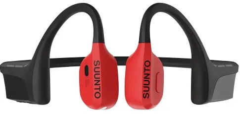Suunto WING Headset Wireless Ear-hook Sports Bluetooth Black, Red