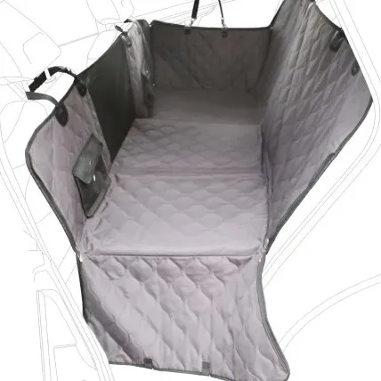 Husa de protectie pentru bancheta auto din spate Zolux Nomad gri