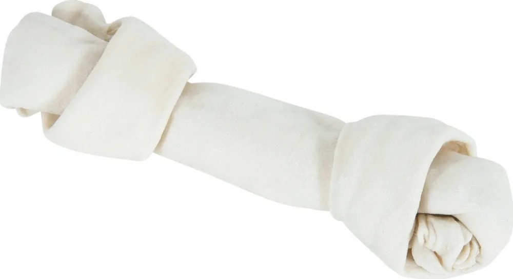 Os de ros pentru caini ZOLUX Knotted alb 140 g