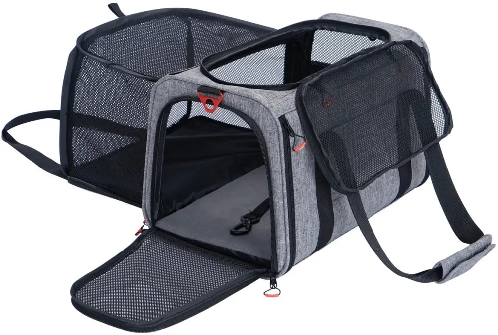 Geanta transport caini si pisici ZOLUX Nomad M extensibila 44x28x28 cm