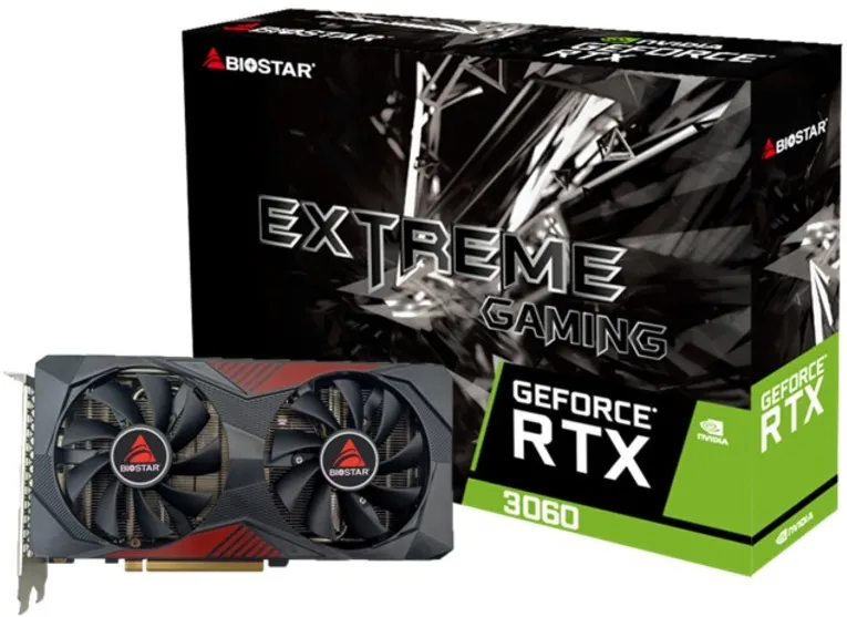 BIOSTAR RTX 3060 12GB graphics card