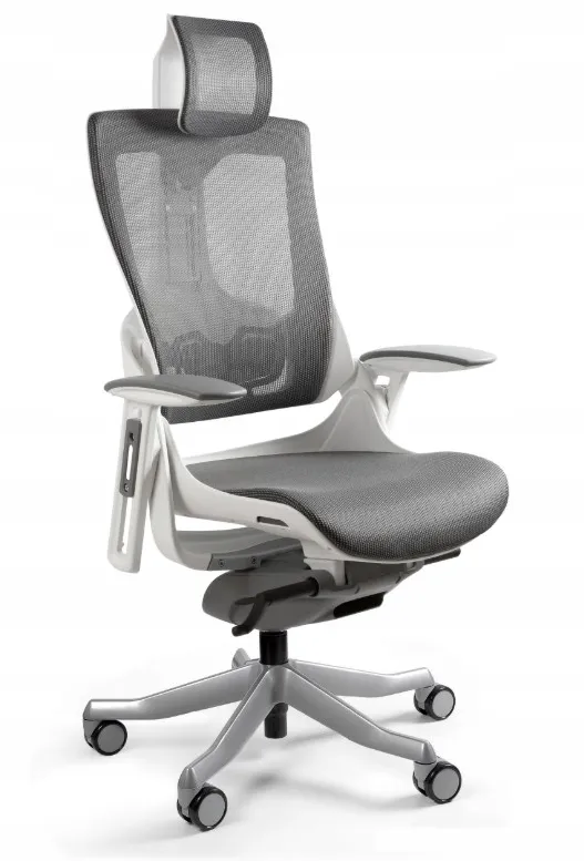 Wau 2 NW41 office chair, charcoal/white mesh