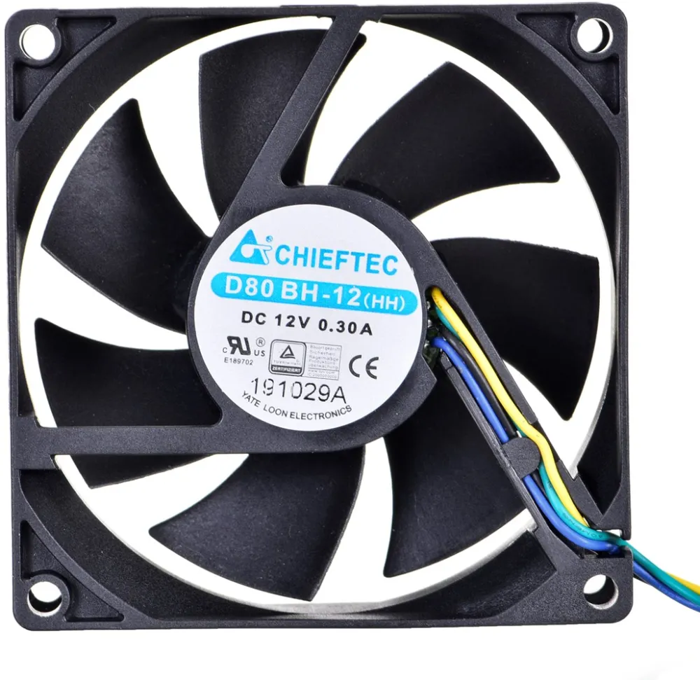 Chieftec AF-0825PWM computer cooling component Computer case Black