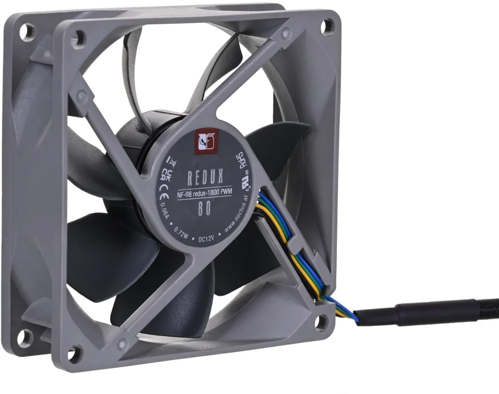 Noctua NF-R8 redux-1800 PWM Computer case Fan 8 cm Black, Grey