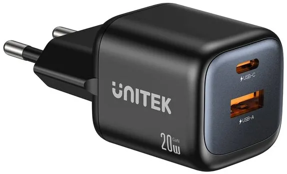 UNITEK Zeno Universal Black AC Fast charging Indoor